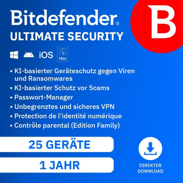 Bitdefender Ultimate Security Family 2026/2027